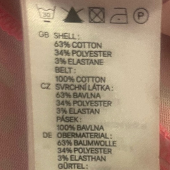 H&M- Sexy Pink strapless dress so pretty for spring and summer zips up the back! - Picture 8 of 9